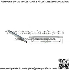 48.25" Square Galvanized Trailer Axle (1,200 lb.)