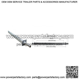 97.25" Square Galvanized Trailer Axle (3,500 lb.)