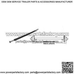 39" Round Tube Straight Trailer Axle (2000 lb.)