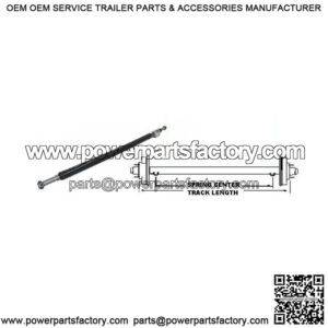 54" Round Tube Straight Trailer Axle (2,000 lb.)