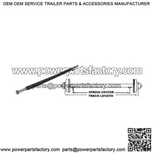58" Round Tube Straight Trailer Axle (2000 lb.)