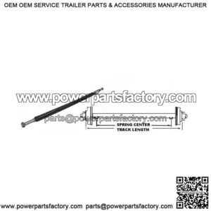 64" Round Tube Straight Trailer Axle (2000 lb.)