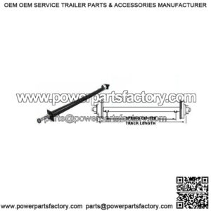 72" Round Tube Straight Trailer Axle (3500 lb.)