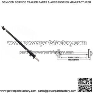 73" Round Tube Straight Trailer Axle (3,500 lb.)