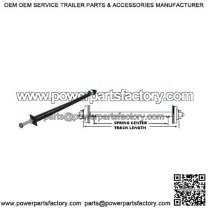 82" Round Tube Straight Trailer Axle (3,500 lb.)