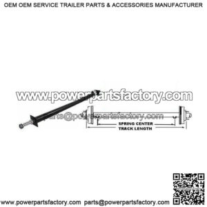 83" Round Tube Straight Trailer Axle (3500 lb.)