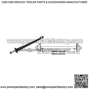 84" Round Tube Straight Trailer Axle (3500 lb.)