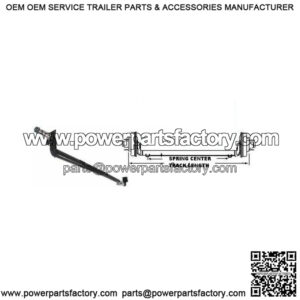 82" Round Tube 4" Drop Trailer Axle (3,500 lb.)