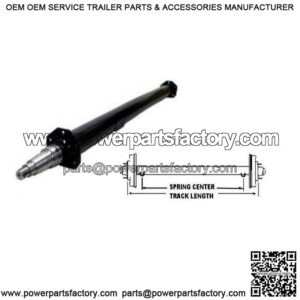 73" Round Tube Straight Trailer Axle (7000 lb.)