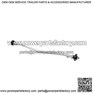 3700 lb. Round Galvanized Axle with Idler Hubs