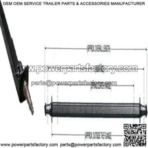 86" Painted Trailer Drop Axle (3,500 lb.)