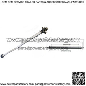 2" x 3" Heavy Duty Drop Center Axle