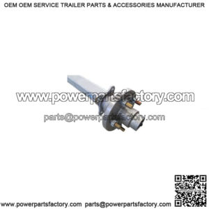 97" Square Galvanized Trailer Axle w/Hubs (3,700 lb.)