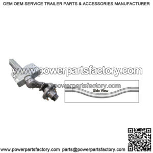 93" Square Galvanized Trailer Axle (3,700 Lbs.)