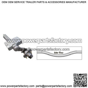 94" Square Galvanized Trailer Axle (6,000 Lbs.)