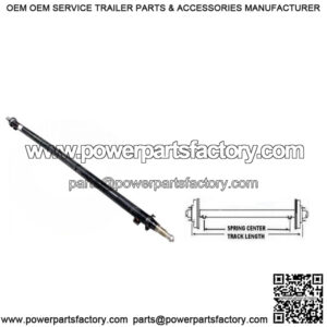 Straight Trailer Axle, 73" H.F./57" S.C. (5,200 lb.)