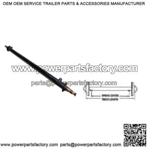Straight Trailer Axle, 82" H.F./64" S.C. (7,000 lb.)