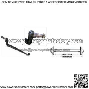 4" Drop Trailer Axle, 95" H.F./79" S.C. (7,000 lb.)