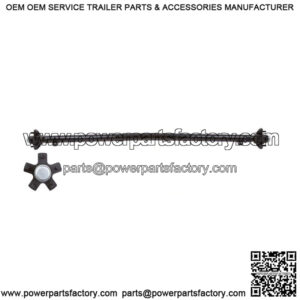 Straight Trailer Axle 2K with Idler Hubs 60" H.F. / 47.25" S.C.