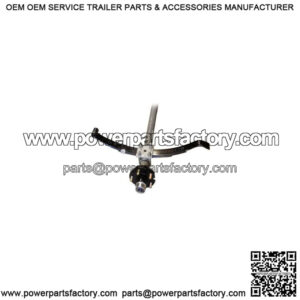 53" Galvanized PWC Trailer Axle w/Springs (2000 lb.)