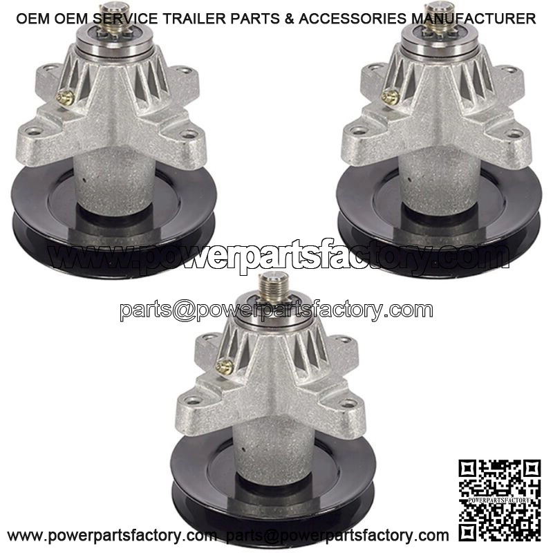 3 Pack Spindle Assembly Fits Cub Cadet 50" Deck 618-04126 618-04126A 918-04125