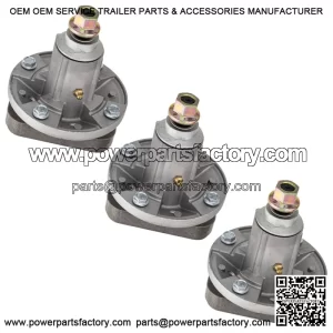Mower Deck Spindles Set for John Deere L120 L130 L100 L110 L118 48-Inch 3-Pack