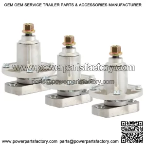 3PK Spindle Assembly For John Deere 48" Deck L100 L120 L130 Scotts L2048 L2548