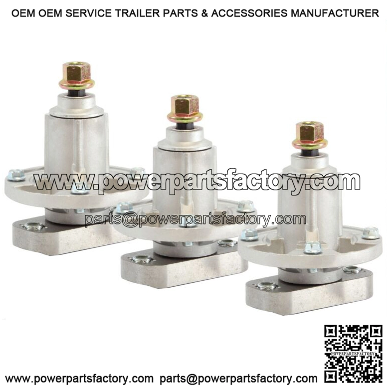 3PK Spindle Assembly For John Deere 48" Deck L100 L120 L130 Scotts L2048 L2548
