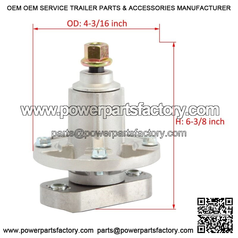 3PK Spindle Assembly For John Deere 48" Deck L100 L120 L130 Scotts L2048 L2548 - Image 5
