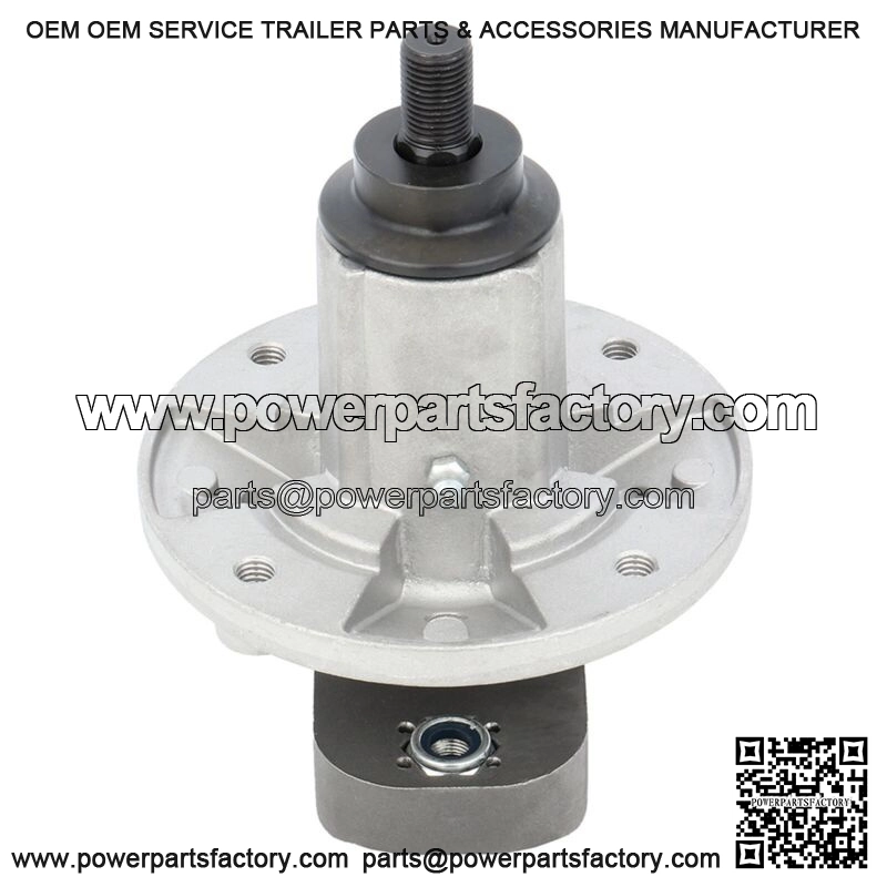 2 Pack Spindle Assembly W/Pulley Nut New Fits John Deere L111 L118 L120 L130 - Image 3