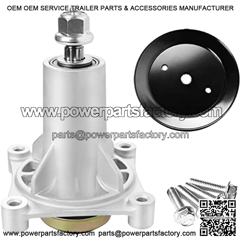 Deck Rebuild Kit for Husqvarna Craftsman 54" Decks GTH2654T LGT24K54 YTH2454, 3 Spindles 187292 192870 532187292, 3 Pulleys 129861 153535 173436 532173436, 1 Belt 196103 53219610 532196103 587686701 - Image 3
