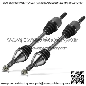 A-Premium Pair (2) Rear CV Axle Shaft Assembly Compatible with John Deere Gator XUV 620i, Gator XUV 850D, 2007 2008 2009 2010, Driver and Passenger Side, Replace# AM135876, AM140523
