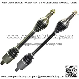 2 Front CV Axles Left Right Compatible with John Deere 2006-2017 Gator HPX 4x4; 2007-2010 Gator XUV 620i 850D