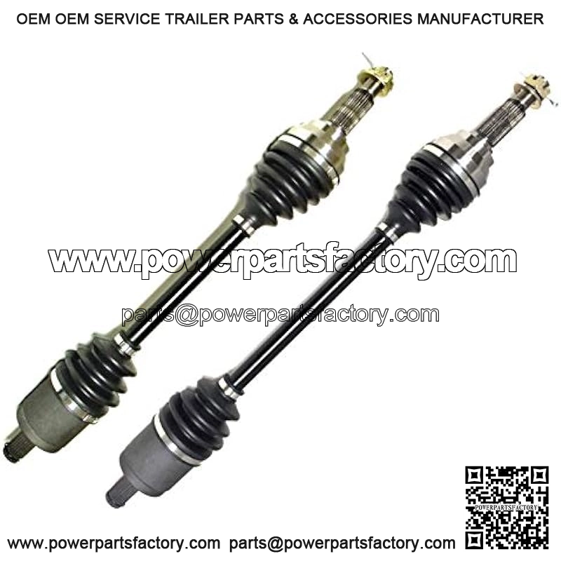 2 Front CV Axles Left Right Compatible with John Deere 2006-2017 Gator HPX 4x4; 2007-2010 Gator XUV 620i 850D
