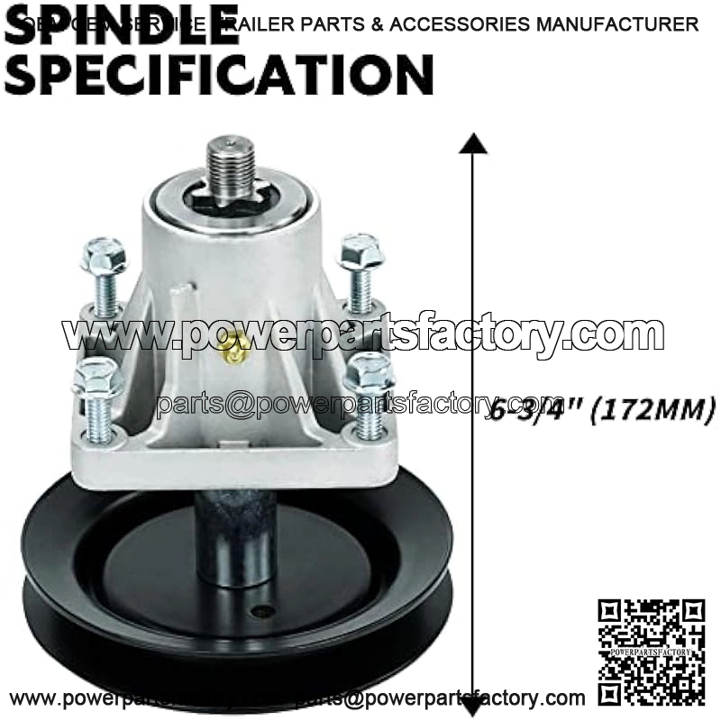 Spindle Assembly for Cub Cadet MTD LT1045 LT1046 i1046 918-0660A 918-0625B 618-0660A - Image 2