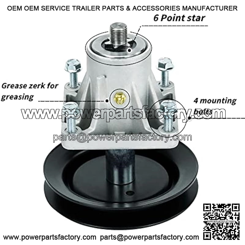 Spindle Assembly for Cub Cadet MTD LT1045 LT1046 i1046 918-0660A 918-0625B 618-0660A - Image 3