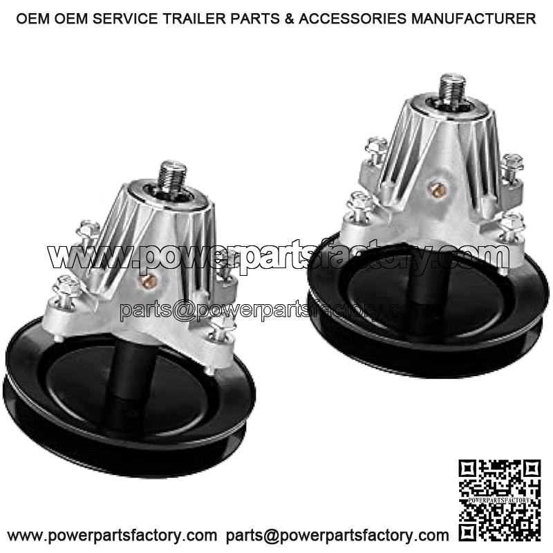 918-04822B Spindle Assembly Fits for Craftsman Cub-Cadet Troy-Bilt Pony Bronco 42" Deck Tractor, Come with All Mounting Hardware Including Threaded Bolt, Replace 918-04822A 618-04822, 2 Pack - Image 5