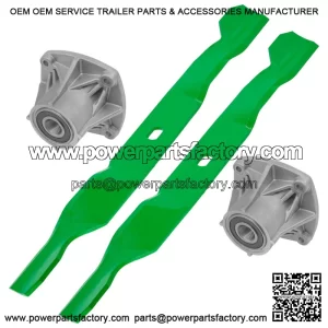 1765092 1769048 1910917 33" Deck Spindle & Notched Air-Lift Blades for Troy-Bilt