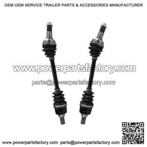 Rear CV Axle Shafts Pair 2 for 2007-2012 2013 Yamaha YFM700 Grizzly FI 4x4 Auto (For: Yamaha)