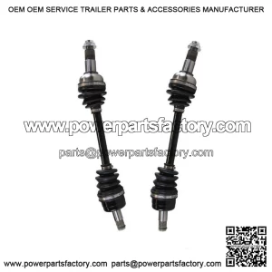 Front CV Axle Shafts Pair 2 for Yamaha YFM700 Grizzly FI 4x4 Auto YFM700K Kodiak (For: Yamaha)