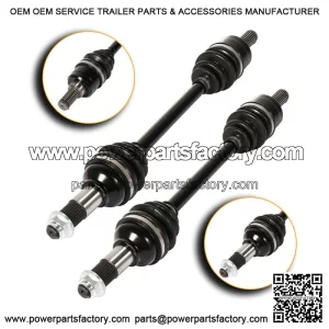 Pair For Yamaha Grizzly 700 2007-2013 Grizzly 550 CV Axle Shaft Rear Left Right (For: Yamaha)