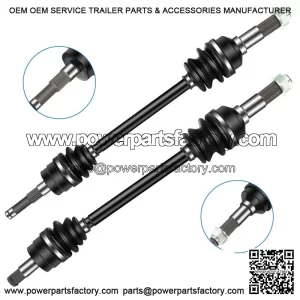 Pair Front Left Right CV Axle Shaft For Yamaha Rhino 660 YXR660FA 4x4 2004-2007 (For: Yamaha)