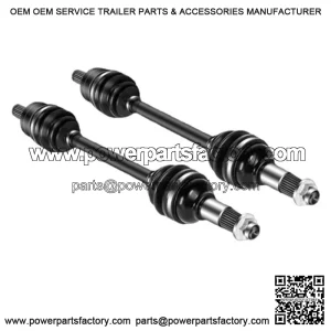 2x High Strength Rear Drive Shaft CV Axle For Yamaha Grizzly 700 550 (For: Yamaha)