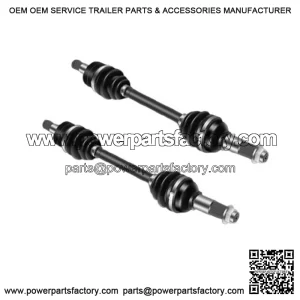 2x Front CV Axle Shafts For Yamaha YFM700 Grizzly FI 4x4 Auto YFM700K Kodiak (For: Yamaha)
