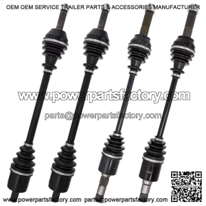 Front & Rear CV Axle for Polaris Ranger 500 700 2204858 2204857 4-PK