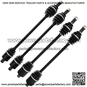 Front Rear CV Axle Kit For Polaris General XP 1000 DLX 1334269 1334268