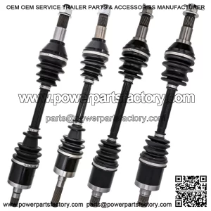 Complete F&R CV Axle Driveshaft Kit for Can-Am Outlander 450 570 Max 570
