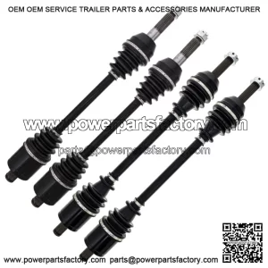Front Rear CV Axle Kit For Polaris Ranger 570 Crew ETX EV 1333238 1333069