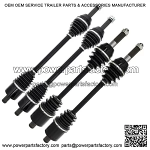 Front Rear CV Axle Kit for Polaris Ranger 570 Crew 1336966 1334361