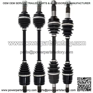 Front Rear CV Axle Kit For Honda Rancher 420 42250-HR6-A62 44220-HR3-A21